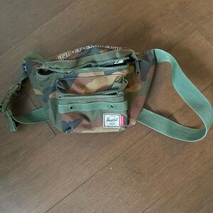 Herschel Supply x Independent Company Camo Green Waist Bag
